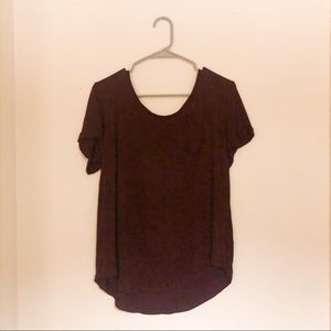 Maroon H&M basic tee